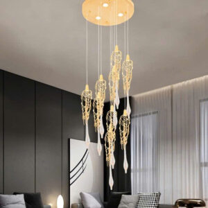 ĐÈN THẢ PHA LÊ NGHỆ THUẬT – GIỌT SƯƠNG BAN MAI ĐỌNG TRÊN TỔ KÉN VÀNG