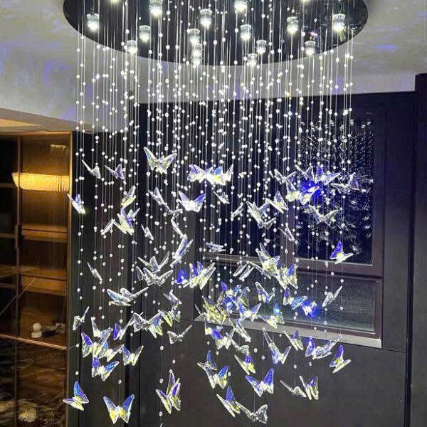 ĐÈN THẢ PHA LÊ CAO CẤP – VŨ ĐIỆU CÁNH BƯỚM THỦY TINH