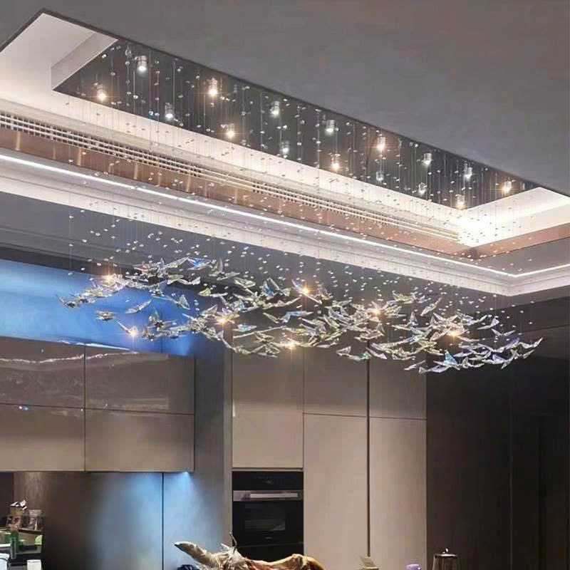 ĐÈN THẢ PHA LÊ NGHỆ THUẬT – DÒNG THÁC HỔ PHÁCH LUXURY